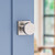 Kwikset / Pismo Knob with Square Rose / Passage / Satin Nickel / 720PSKSQT 15 Kwikset / Pismo Knob with Square Rose / Passage / Satin Nickel / 720PSKSQT 15