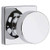 Kwikset / Pismo Knob with Square Rose / Passage / Polished Chrome / 720PSKSQT 26 Kwikset / Pismo Knob with Square Rose / Passage / Polished Chrome / 720PSKSQT 26