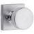 Kwikset / Pismo Knob with Square Rose / Passage / Satin Chrome / 720PSKSQT 26D Kwikset / Pismo Knob with Square Rose / Passage / Satin Chrome / 720PSKSQT 26D