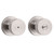 Kwikset / Pismo Knob with Round Rose / Privacy / Satin Nickel / 730PSKRDT 15 Kwikset / Pismo Knob with Round Rose / Privacy / Satin Nickel / 730PSKRDT 15