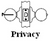 Kwikset / Pismo Knob with Square Rose / Privacy / Satin Chrome / 730PSKSQT 26D Kwikset / Pismo Knob with Square Rose / Privacy / Satin Chrome / 730PSKSQT 26D