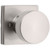 Kwikset / Pismo Knob with Square Rose / Half Dummy / Satin Nickel / 788PSKSQT 15 Kwikset / Pismo Knob with Square Rose / Half Dummy / Satin Nickel / 788PSKSQT 15