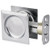 Kwikset / Square Pocket Door Lock / Passage / Satin Chrome / 334 26D SQT Kwikset / Square Pocket Door Lock / Passage / Satin Chrome / 334 26D SQT