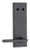 Kwikset 973 Dummy Cylinder Interior Trim Pack Halifax Lever with Square Full Plate in Iron Black  Kwikset 973 Dummy Cylinder Interior Trim Pack Halifax Lever with Square Full Plate in Iron Black