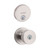 Kwikset Pismo Round Knob and Single Cylinder Deadbolt Combo with Entry Knob in Satin Nickel Kwikset Pismo Round Knob and Single Cylinder Deadbolt Combo with Entry Knob in Satin Nickel
