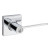 Kwikset / Ladera Lever with Square Rose / Keyed Entry - SmartKey / Polished Chrome / 405LRLSQT 26 SMT Kwikset / Ladera Lever with Square Rose / Keyed Entry - SmartKey / Polished Chrome / 405LRLSQT 26 SMT
