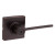 Kwikset / Ladera Lever with Square Rose / Privacy / Venetian Bronze / 300LRLSQT 11P Kwikset / Ladera Lever with Square Rose / Privacy / Venetian Bronze / 300LRLSQT 11P