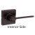 Kwikset / Ladera Lever with Square Rose / Privacy / Venetian Bronze / 300LRLSQT 11P Kwikset / Ladera Lever with Square Rose / Privacy / Venetian Bronze / 300LRLSQT 11P