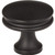 Jeffrey Alexander / Marie Knob / 1-1/4" / Matte Black / 445MB