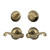 Schlage / Flair Lever / F51A Keyed Entry with B60 Single Cylinder Deadbolt Combo Pack / Antique Brass / FB50NVFLA609 Schlage / Flair Lever / F51A Keyed Entry with B60 Single Cylinder Deadbolt Combo Pack / Antique Brass / FB50NVFLA609