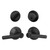 Schlage / Broadway Lever / F51A Keyed Entry with B60 Single Cylinder Deadbolt Combo Pack / Matte Black / FB50BRW622 Schlage / Broadway Lever / F51A Keyed Entry with B60 Single Cylinder Deadbolt Combo Pack / Matte Black / FB50BRW622