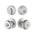 Kwikset / Hancock 740 Knob and 780 Single Cylinder SmartKey Deadbolt Combo / Satin Chrome / 991H 26D SMT Kwikset / Hancock 740 Knob and 780 Single Cylinder SmartKey Deadbolt Combo / Satin Chrome / 991H 26D SMT