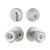 Kwikset / Abbey 740 Knob and 780 Single Cylinder SmartKey Deadbolt Combo / Satin Chrome / 991A 26D SMT Kwikset / Abbey 740 Knob and 780 Single Cylinder SmartKey Deadbolt Combo / Satin Chrome / 991A 26D SMT