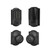 Schlage / 489 Camelot Encode WiFi Deadbolt with Georgian x Camelot Passage Knob / Matte Black / FBE489CAM-GEOxCAM622 Schlage / 489 Camelot Encode WiFi Deadbolt with Georgian x Camelot Passage Knob / Matte Black / FBE489CAM-GEOxCAM622