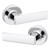 Kwikset / Breton Lever with Round Rose / Passage / Polished Chrome / 200BRNL RDT 26 Kwikset / Breton Lever with Round Rose / Passage / Polished Chrome / 200BRNL RDT 26