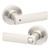 Kwikset / Breton Lever with Round Rose / Privacy / Satin Nickel / 300BRNL RDT 15 Kwikset / Breton Lever with Round Rose / Privacy / Satin Nickel / 300BRNL RDT 15
