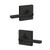 Schlage / Latitude Lever with Collins Rose / Privacy / Matte Black / F40LAT 622 COL Schlage / Latitude Lever with Collins Rose / Privacy / Matte Black / F40LAT 622 COL
