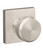 Schlage / Bowery Knob with Collins Rose / Passage / Satin Nickel / F10BWE 619 COL Schlage / Bowery Knob with Collins Rose / Passage / Satin Nickel / F10BWE 619 COL