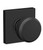 Schlage / Bowery Knob with Collins Rose / Passage / Matte Black / F10BWE 622 COL Schlage / Bowery Knob with Collins Rose / Passage / Matte Black / F10BWE 622 COL