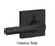Schlage / Broadway Lever with Collins Rose / Passage / Matte Black / F10BRW 622 COL