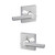 Schlage / Broadway Lever with Collins Rose / Passage / Bright Chrome / F10BRW 625 COL Schlage / Broadway Lever with Collins Rose / Passage / Bright Chrome / F10BRW 625 COL