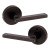 Kwikset / Halifax Lever with Round Rose / Passage / Venetian Bronze / 720HFLRDT 11P Kwikset / Halifax Lever with Round Rose / Passage / Venetian Bronze / 720HFLRDT 11P