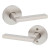 Kwikset / Halifax Lever with Round Rose / Passage / Satin Nickel / 720HFLRDT 15 Kwikset / Halifax Lever with Round Rose / Passage / Satin Nickel / 720HFLRDT 15