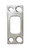 Kwikset Deadbolt Square Corner Heavy Duty 2-3/4 Tall Strike Plate / Polished Chrome / 820049-26-26D