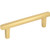 Jeffrey Alexander / Whitlock Pull / 5" / Brushed Gold / 905-96BG