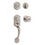 Kwikset / Montara Handleset x Juno Knob / Single Cylinder SmartKey  / Satin Nickel / 553MNH 15 SMT x J CP Kwikset / Montara Handleset x Juno Knob / Single Cylinder SmartKey  / Satin Nickel / 553MNH 15 SMT x J CP