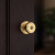Kwikset / Sora Knob / Keyed Entry - SmartKey / Satin Brass / 740 SOK 4 SMT Kwikset / Sora Knob / Keyed Entry - SmartKey / Satin Brass / 740 SOK 4 SMT