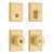 Kwikset / Sora TRCT 740 Knob and 258 TRCT Single Cylinder Deadbolt Combo / Satin Brass / 991 SOK TRCT 4 SMT