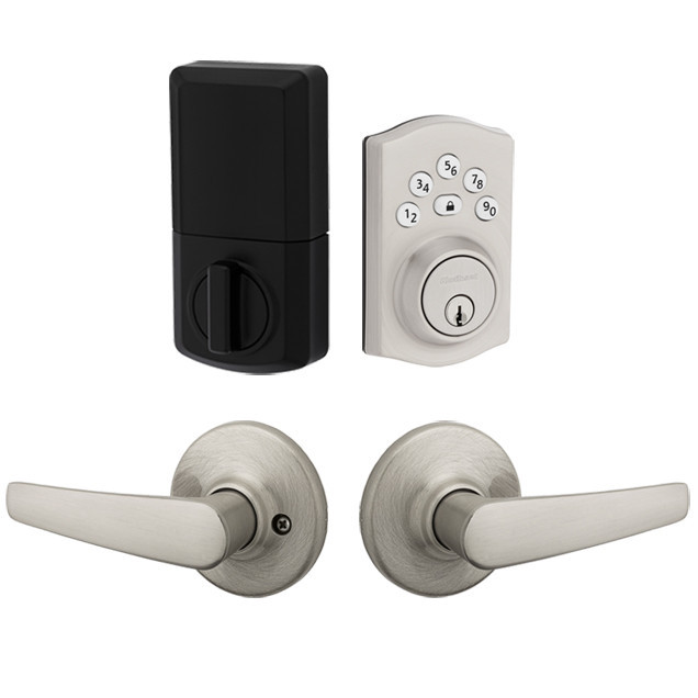 Kwikset / Delta Passage Lever + 240 TRL Electronic Deadbolt
