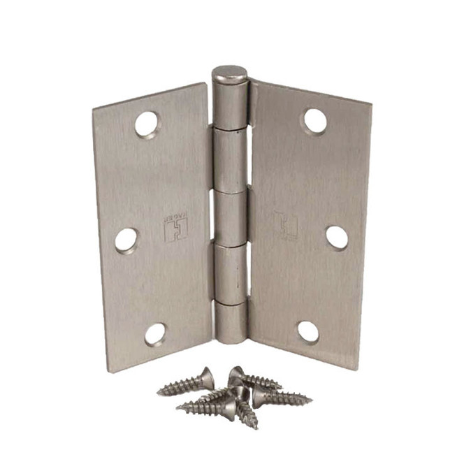 Hager / Hinge / 3-1/2" x 3-1/2" / Square Corner