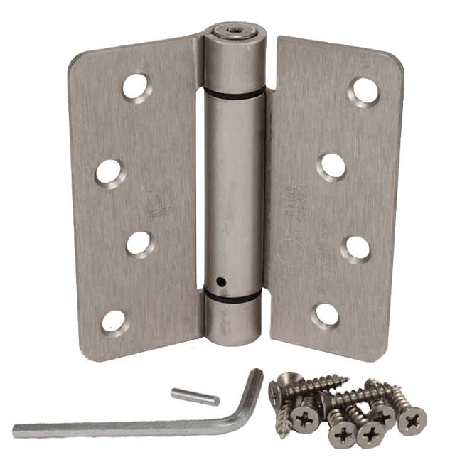 Hager / Hinge / 4" x 4" / 1/4" Radius Corner / Spring