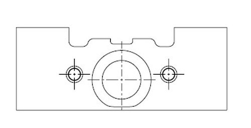 Kwikset / Mounting Block / 663 Series Deadbolts / 84568