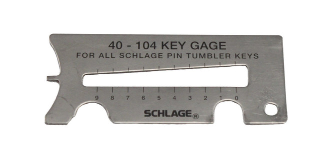 Schlage / Key Gauge / 40-104
