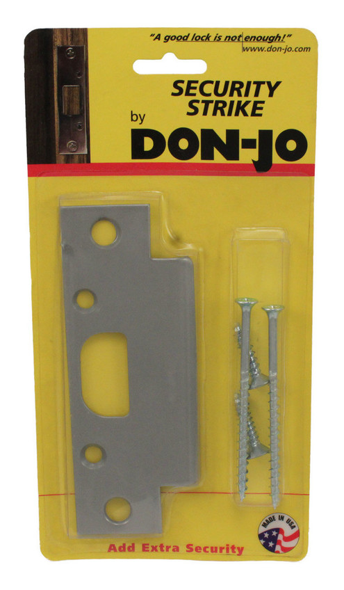 Don-Jo / Security Strike For Keyed Knobs / 4-7/8" H x 1-1/4 W / Steel Silver Coated / 2 SS SL