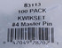 Kwikset / #4 Master Pins / .092 / Pkg Qty 100 / 83113