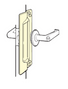 Don-Jo / Latch Protector / 11" H x 3" W Height /  Out-Swinging Doors / Stainless Steel  / LP 111 630