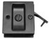 DonJo / Square Pocket Door Lock / Privacy / Black / PDL 101 622
