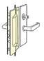 Don-Jo / Latch Protector / 11" H x 3" W Height /  Out-Swinging Doors / Stainless Steel  / MLP 111 630