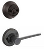 Ladera Lever with Round Rosette - Left Hand Door / 605LRLLH 11P (+$40.18)