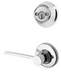 Ladera Lever with Round Rosette - Right Hand Door / 605LRLRH 26 (+$34.14)