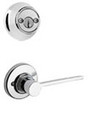 Ladera Lever with Round Rosette - Left Hand Door / 605LRLLH 26 (+$34.14)