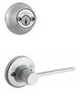 Ladera Lever with Round Rosette - Left Hand Door / 605LRLLH 26D (+$40.18)