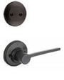 Ladera Lever with Round Rosette - Left Hand Door  / 606LRLRDT LH 11P (+24.03)