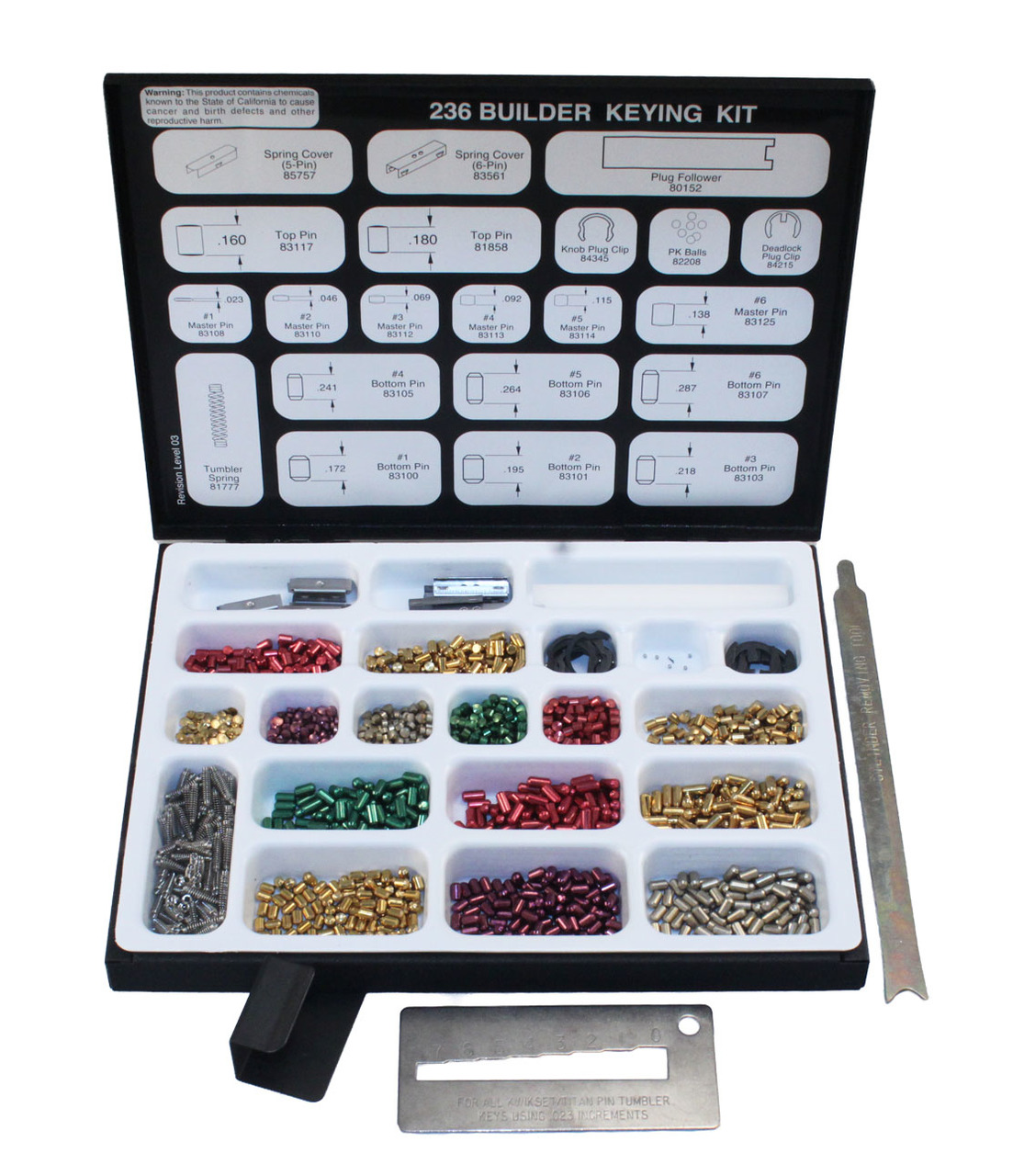 Kwikset / Keying Kit / Builder Pin Kit - small / 236