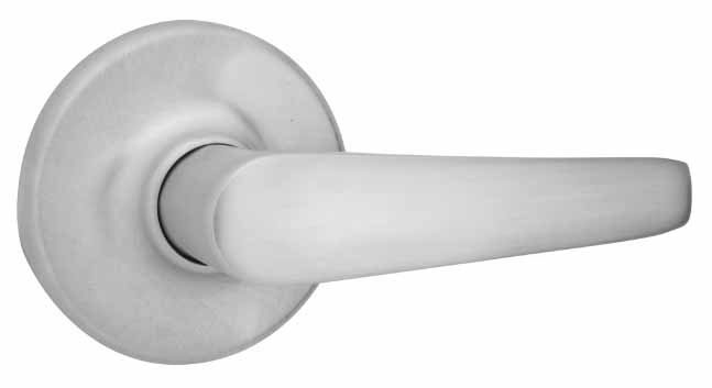 Kwikset Delta Lever Keyed Entry Satin Chrome, 405DL 26D