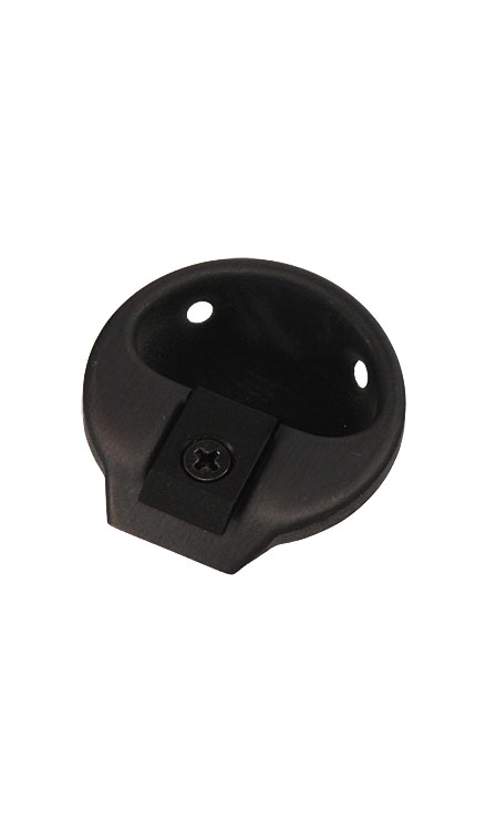 24pcs Flat Key Rings Key Chain Metal Split Ring (Round 1 inch Diameter),  for Home Car Keys Organization, Lead Free Electroplated Black 